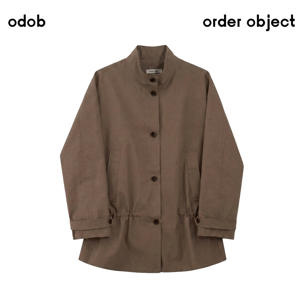 Two-Tone Parka Jacket — Relaxed Silhouette