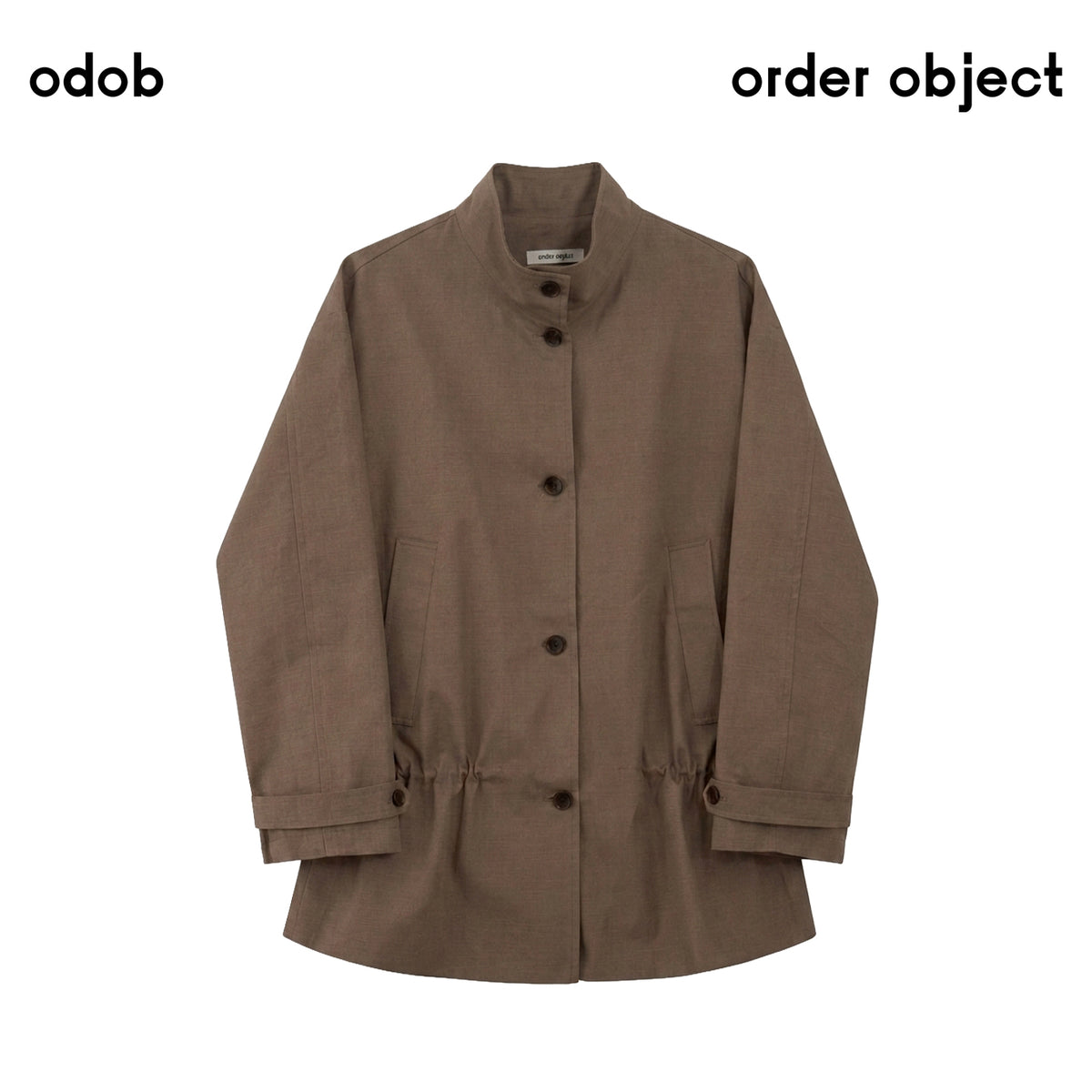 Two-Tone Parka Jacket — Relaxed Silhouette