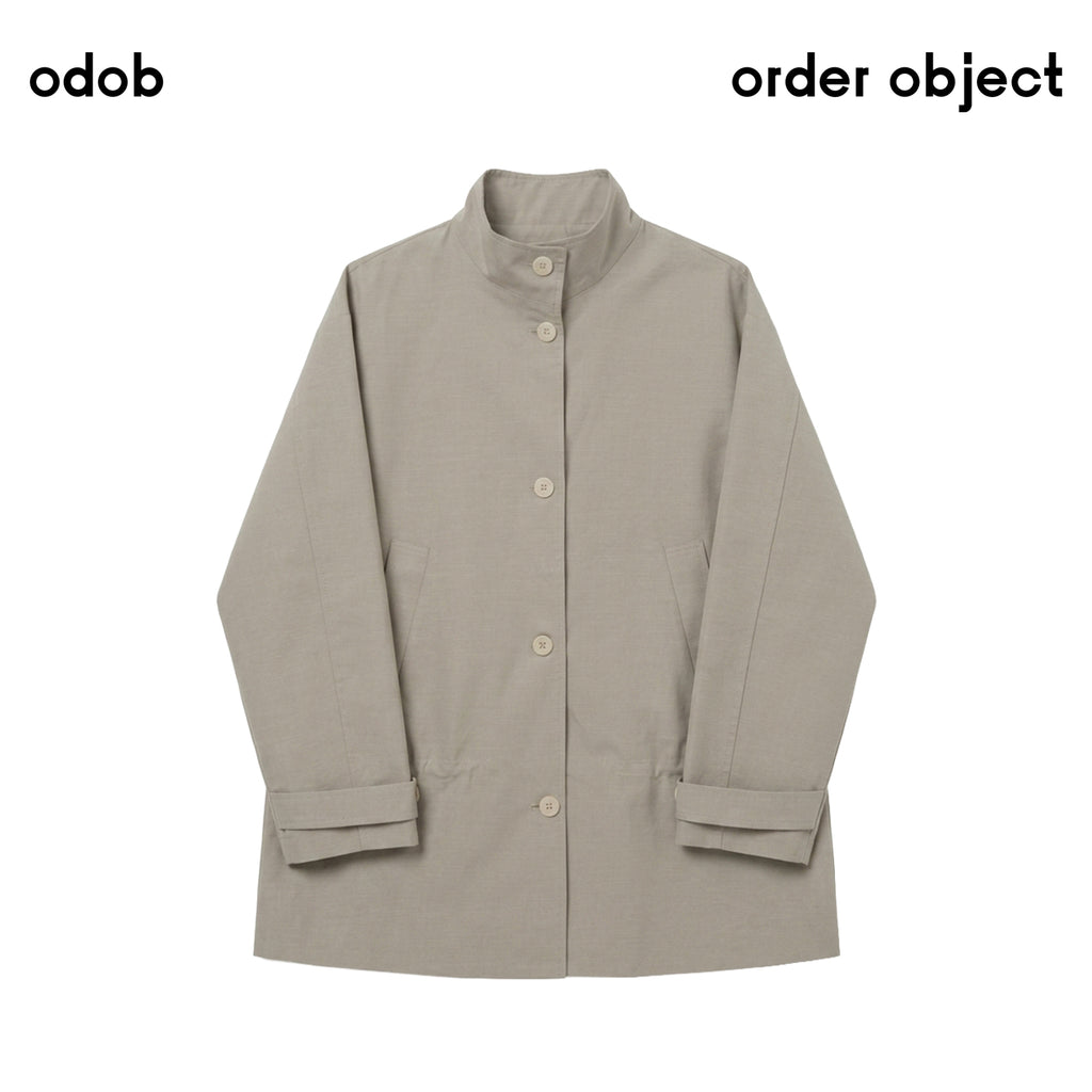 Two-Tone Parka Jacket — Relaxed Silhouette