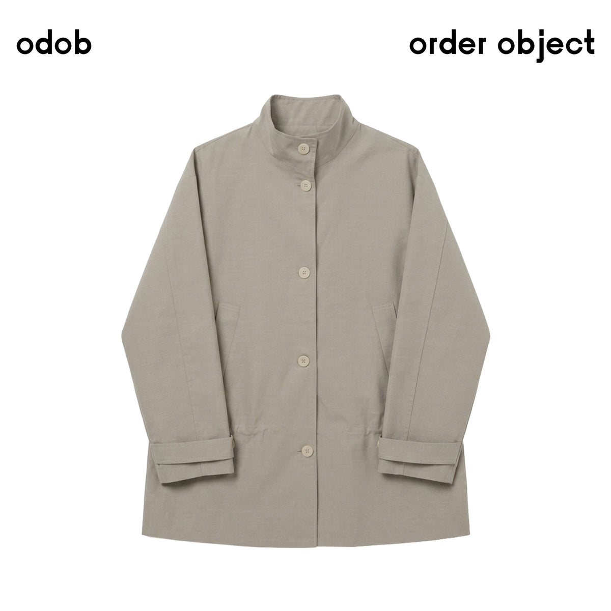 Two-Tone Parka Jacket — Relaxed Silhouette