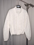 The Floral Jacket — Ivory White