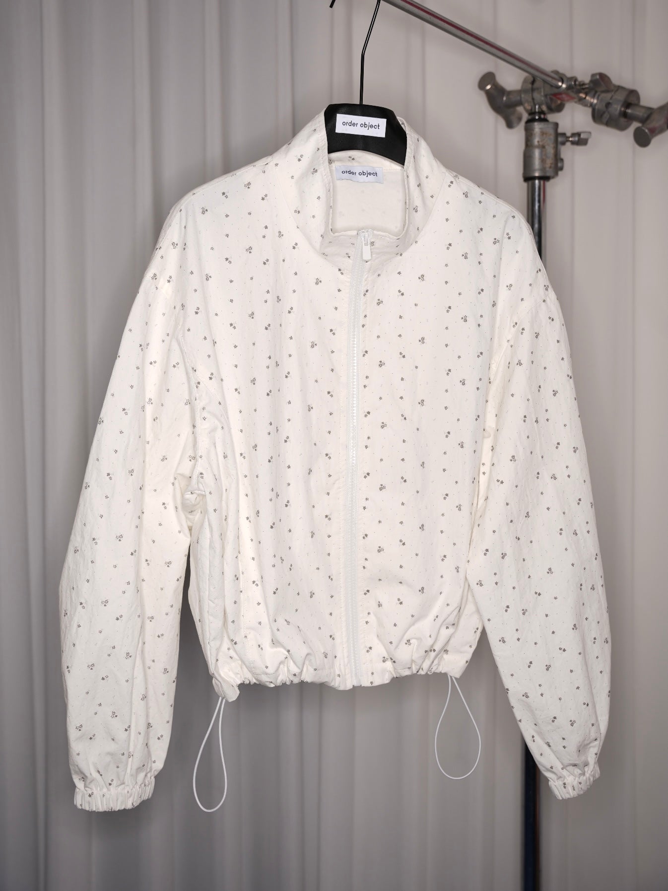 The Floral Jacket — Ivory White
